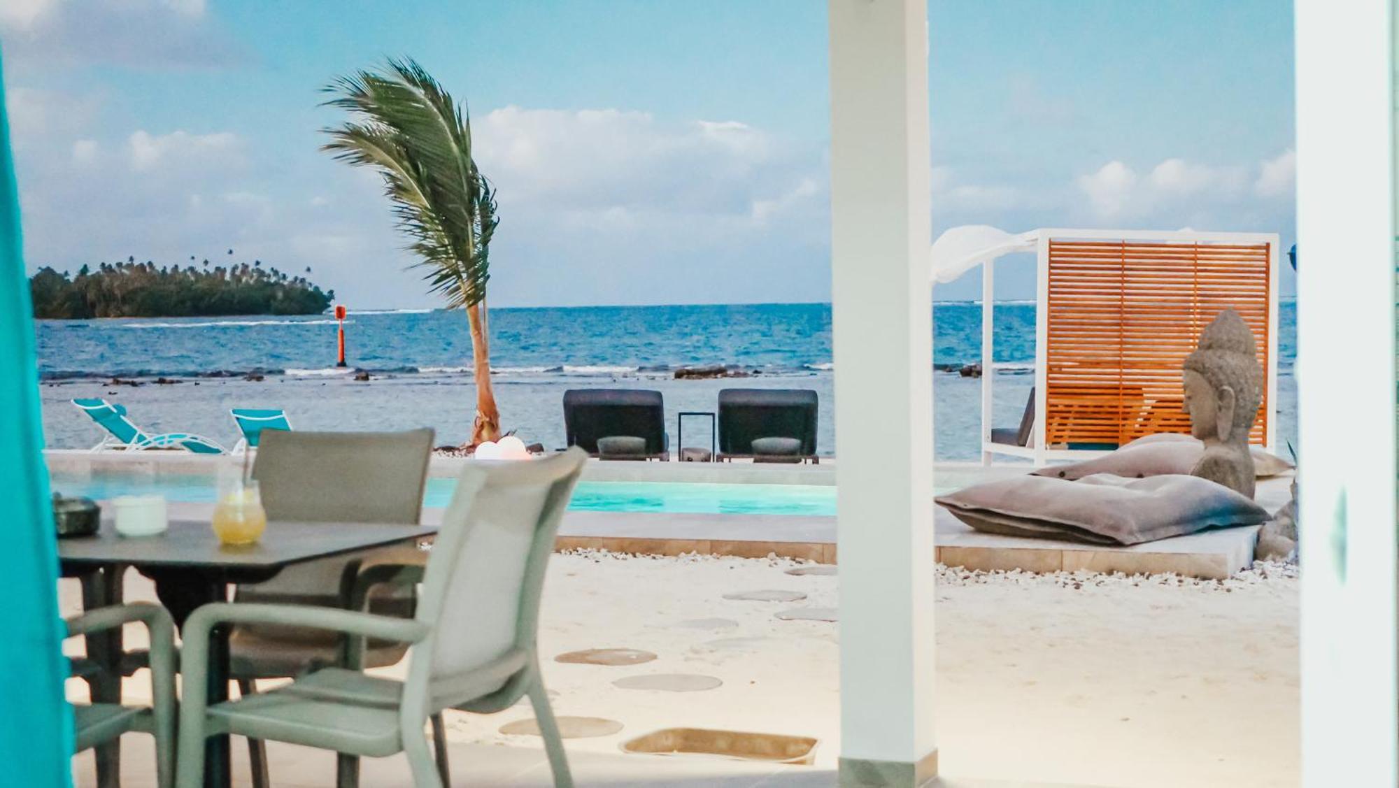 Pension Irivai, Appartement Uo Uo 3 Chambres Vue Mer Uturoa Bagian luar foto