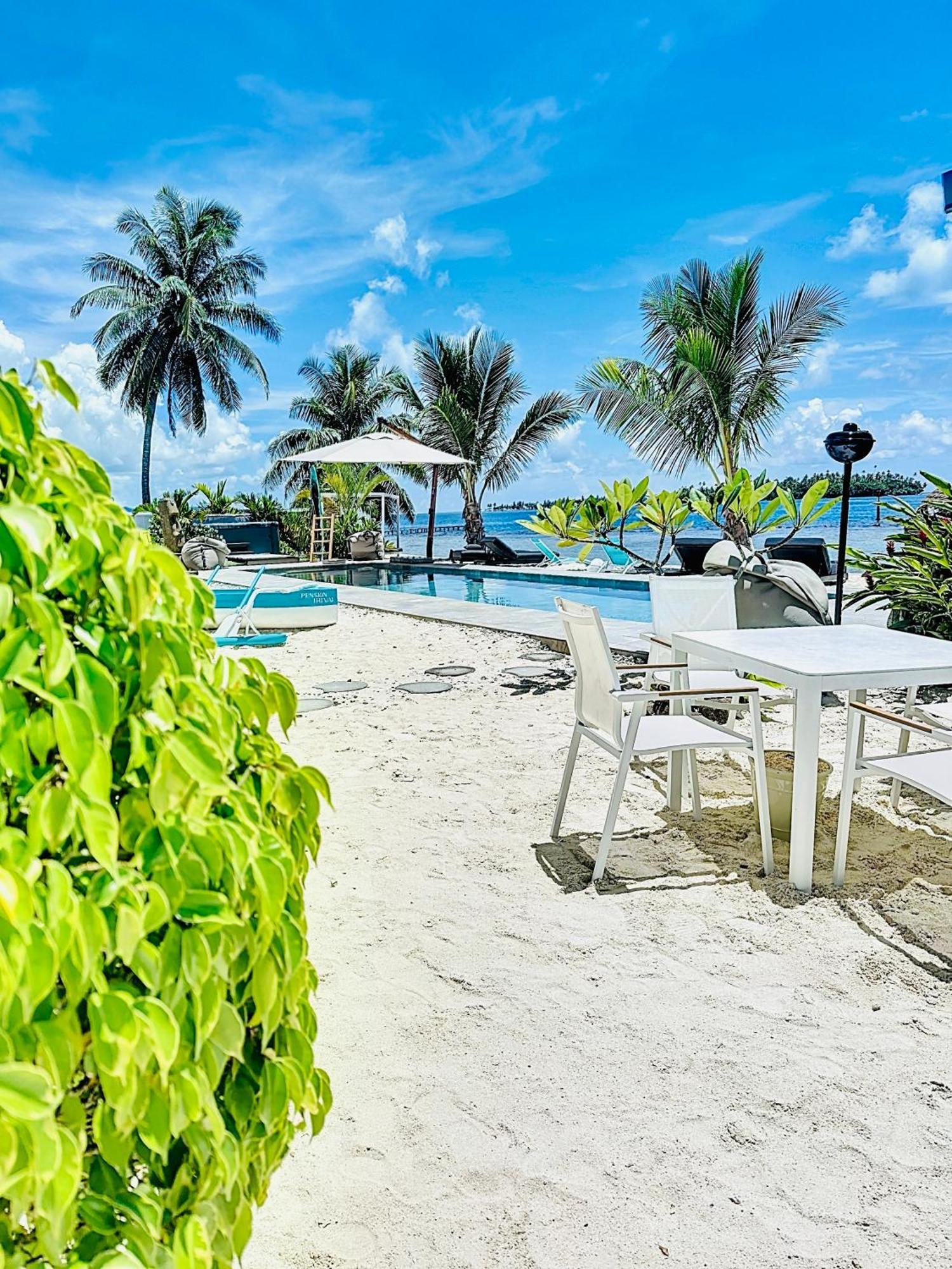 Pension Irivai, Appartement Uo Uo 3 Chambres Vue Mer Uturoa Bagian luar foto